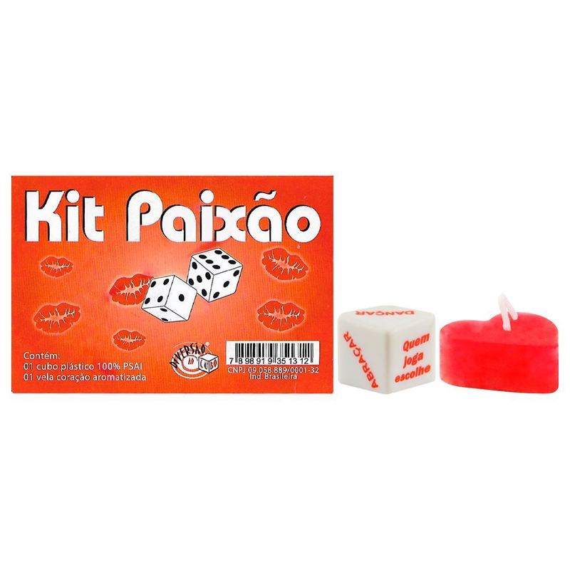 KIT C/10 - CAIXA JOGO DO AMOR LINHA PAIXAO